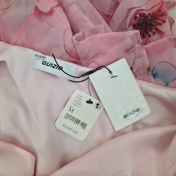 Guizio Cotton Candy Ambrosia Ayla Midi Dress sz Medium NWT - Picture 13 of 15